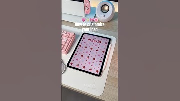 How to customize your iPad🌸 #apple #ipad #ipadair #tips #applepencil