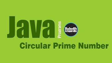 #javaprogram #Circular #Prime #Number by #rakssir