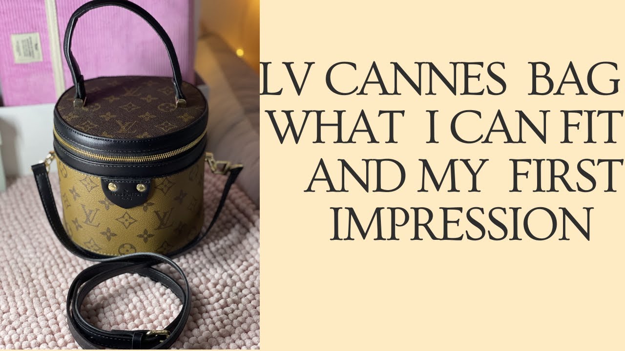 LV CANNES BAG  First Impressions, What fits inside 