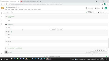 Ekspresi Operasi matematika pada python