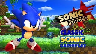 Sonic Forces: Classic Sonic Green Hill Gameplay