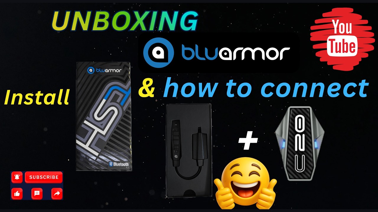 Bluarmor HS1 Unboxing & how to connect with Bluarmor C20 #bluarmor #video #unboxing