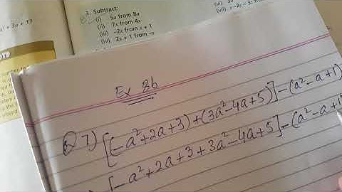 Exercise 8b | Question 7 | Chapter#8 | Introduction to Algebra | Class 6