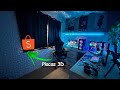 REFORMEI MEU QUARTO GAMER COM PLACAS 3D Da Shopee 🥰 ( FICOU MT FOD4 ) - PT 5