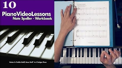 Note Speller for Piano Lesson 10: Learn to Read All Notes on the Grand Staff with Ledger Lines