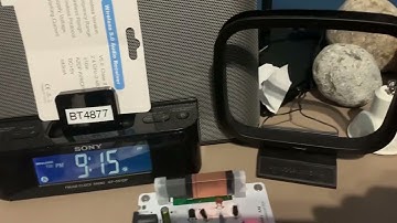 AMT-MW207 TRANSMITTING TEST ON RADIO RECEIVERS on 585 kHz