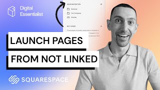 Squarespace How to Move A Page From Not Linked & Make it LIVE!!!