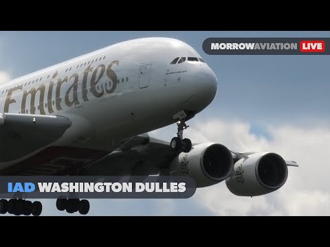 EVENING RUSH LIVE 🔴 IAD Washington Dulles International | 9-7-2025
