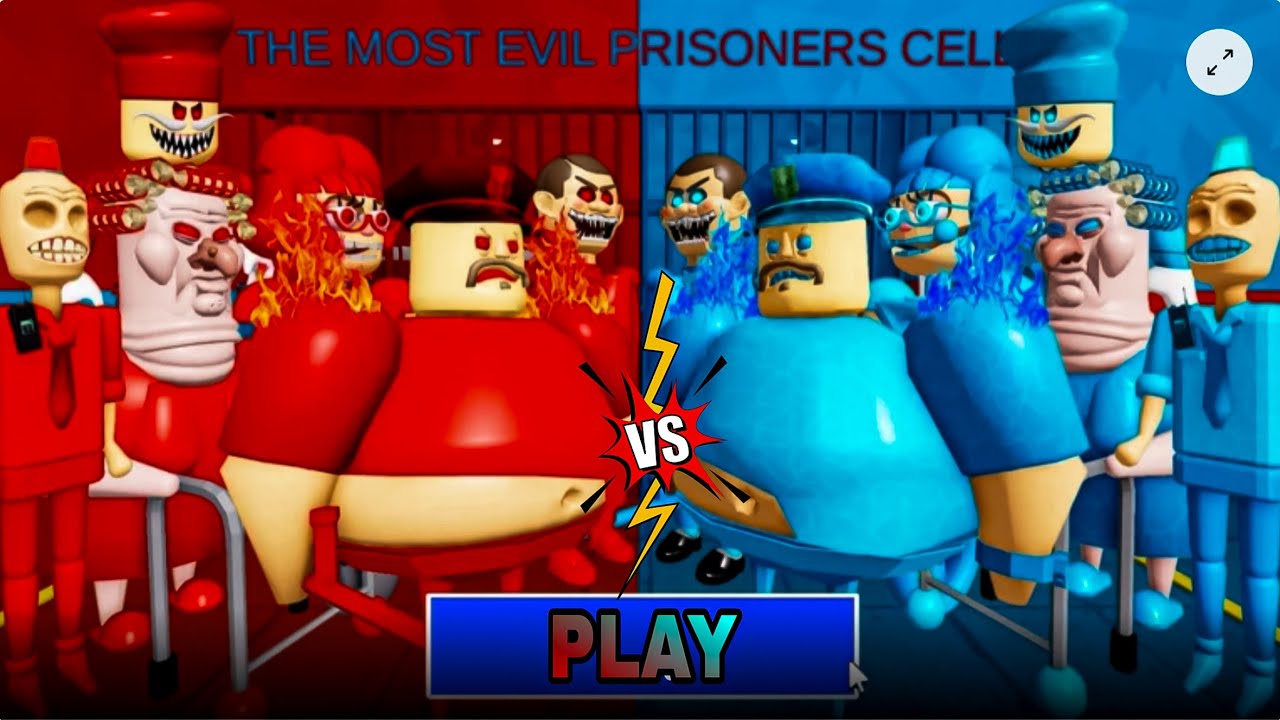 FIRE VS WATER PRISON RUN! (Obby) ! Roblox Obby !(#roblox #scaryobby)
