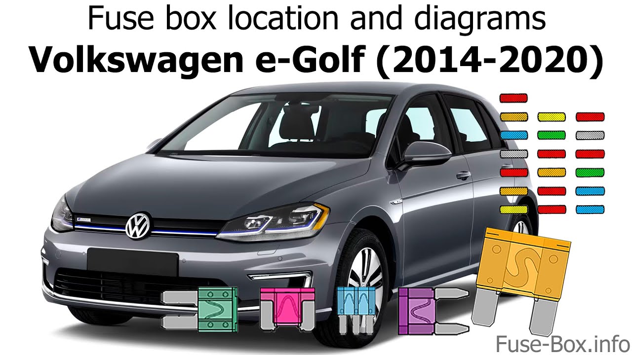 Fuse box location and diagrams Volkswagen eGolf (20142020) YouTube