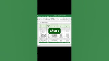 Cách cố định tiêu đề bảng #excel #tinhocvanphong #exceltips #powerpoint
