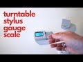 Turntable gauge scale for stylus by Neoteck