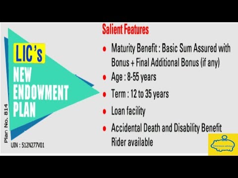 Lic - New Endowment plan ( 814) | In hindi | Full Details | Insurance Advisor.