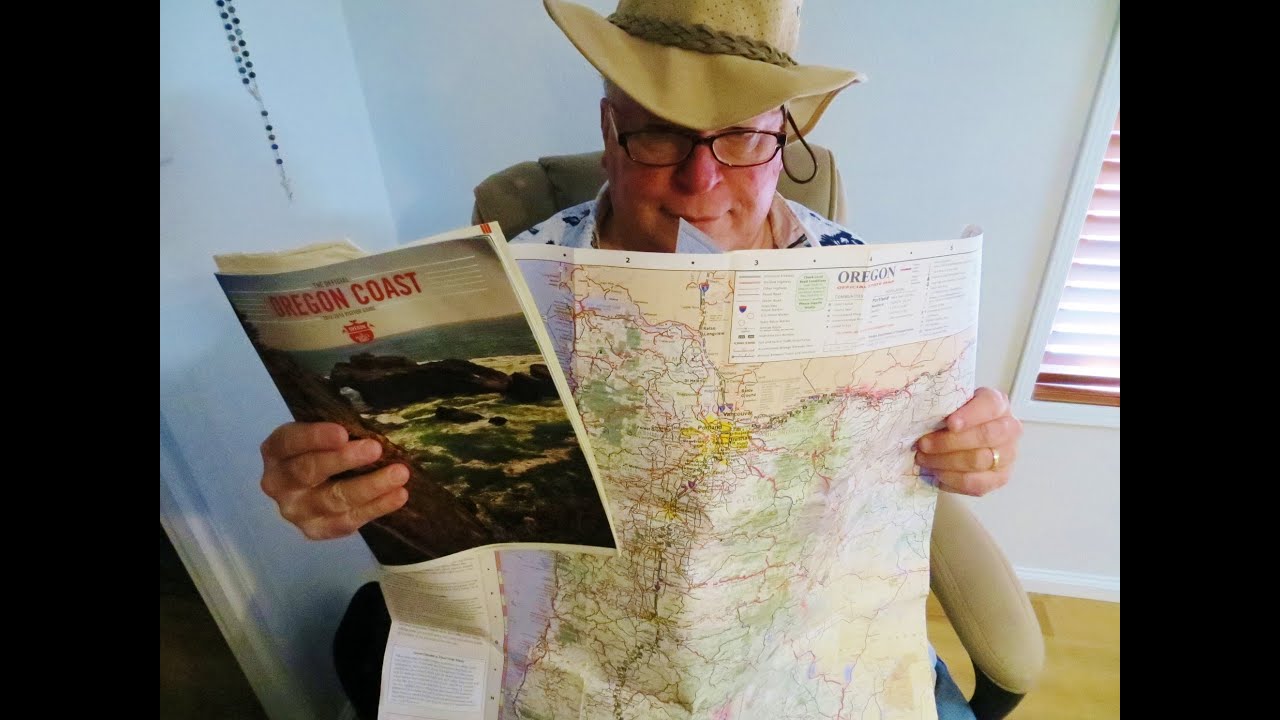 Oregon Map, Places to Go ASMR, 1 full hour