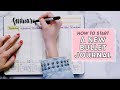 How to Start a New Bullet Journal | Plan With Me