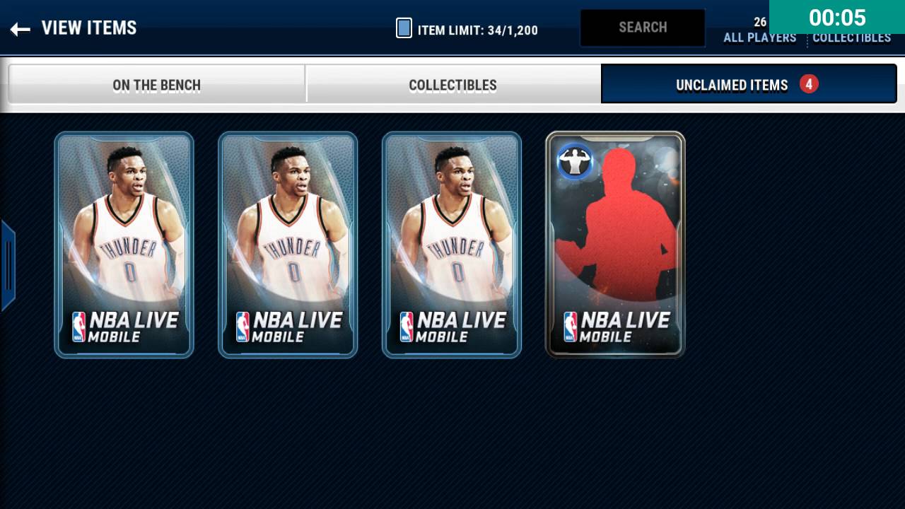 NBA Live Mobile Elite Motivator Player Pack!!!