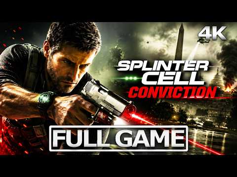 SPLINTER CELL: CONVICTION Full Gameplay Walkthrough / No Commentary【FULL GAME】4K 60FPS Ultra HD