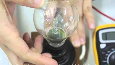 Power & Resistance of Tungsten Filament Bulbs