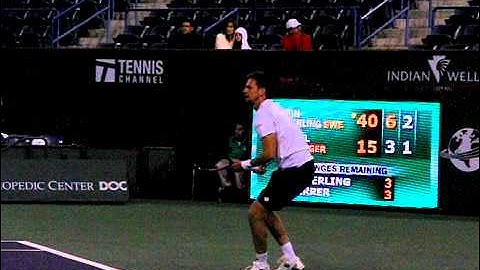 Robin Soderling Service Point in Slow Motion