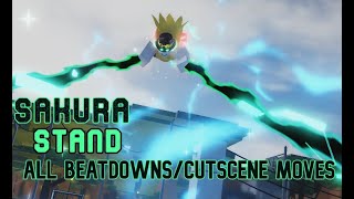 Sakura Stand | All Beatdowns/Cutscene Move