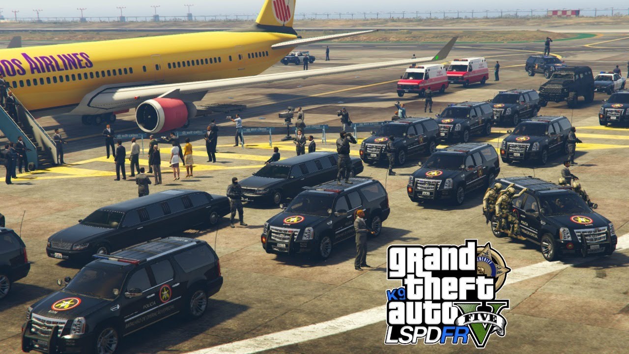 GTA V VIDA POLICIAL | LSPDFR - ESCOLTA MONSTRO DO BOPE - TENTA A SORTE LADRÃO 