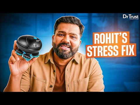 Rohit Sharma’s Secret to Stress Relief? Dr Physio Head & Scalp Massager 1036 - video from Nureca