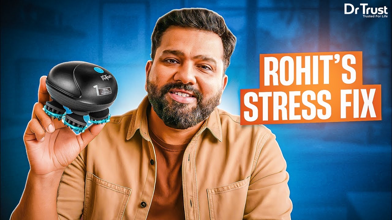 Rohit Sharma’s Secret to Stress Relief? Dr Physio Head & Scalp Massager 1036