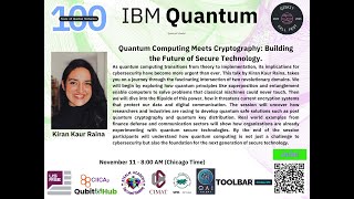 Famous Kiran Kaur Raina: Quantum Computing Meets Cryptography - Building the Future of Secure Technology Profile