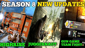 “New” Season 8 Update - HIGHRISE MAP and JUGGERNAUT MODE Amazing Gameplay in Call of Duty Mobile