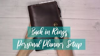 New Planner Setup || Personal Rings (Fasjosma) @GanchiPlans