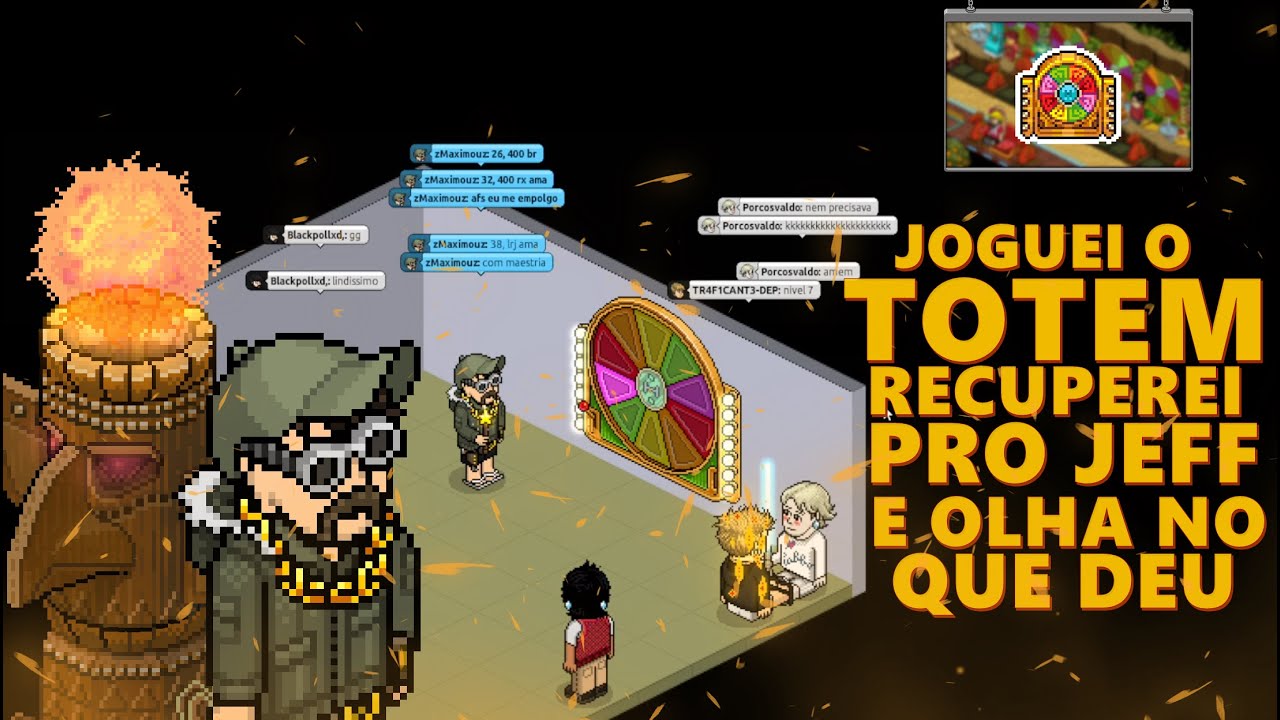 APOSTEI TOTEM PRO JEFF E RECUPEREI TUDO DELE ! - HABBO