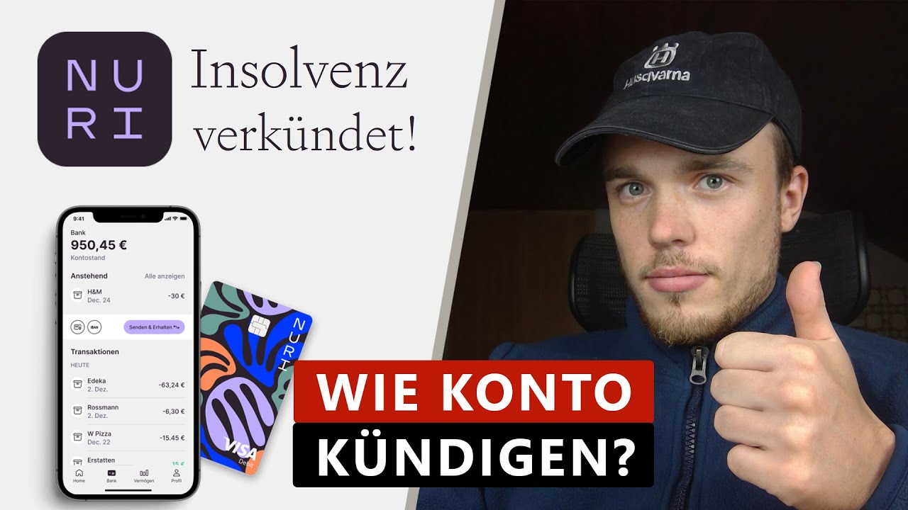 Nuri (ex. Bitwala) Konto löschen ✓ In 3 Schritten das Girokonto kündigen (+  wohin wechseln?) - YouTube