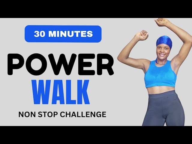 🔥 30 MIN POWER WALKING NON STOP ..FULL BODY WORKOUT FOR WEIGHT LOSS 🔥 class=