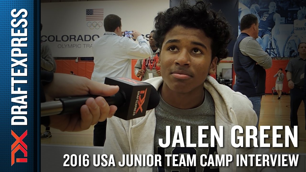 Jalen Green Interview at USA Basketball Junior National Team Camp