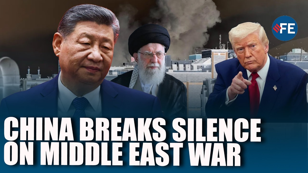 China Breaks Silence On Middle East War, Urges Immediate Peace - YouTube