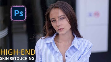 High-End Skin Retouching using Frequency Separation in 2 Minutes or Less | Adobe Photoshop #4k