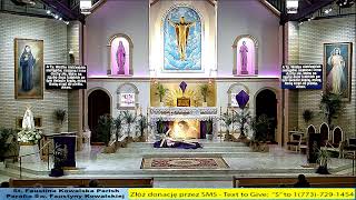 Droga Krzyzowa i Msza sw. w par. sw. Faustyny w Chicago 03.27.2026