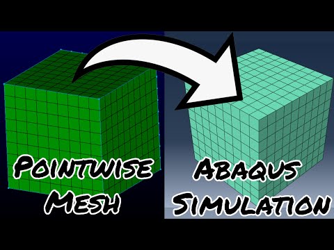 Exporting a Pointwise Mesh to Abaqus