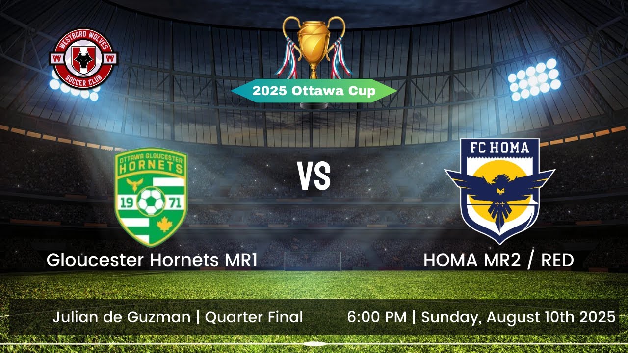 Ottawa Cup 2025 | Gloucester Hornets MR1 (5) vs (2) Westboro Wolves HOMA MR2