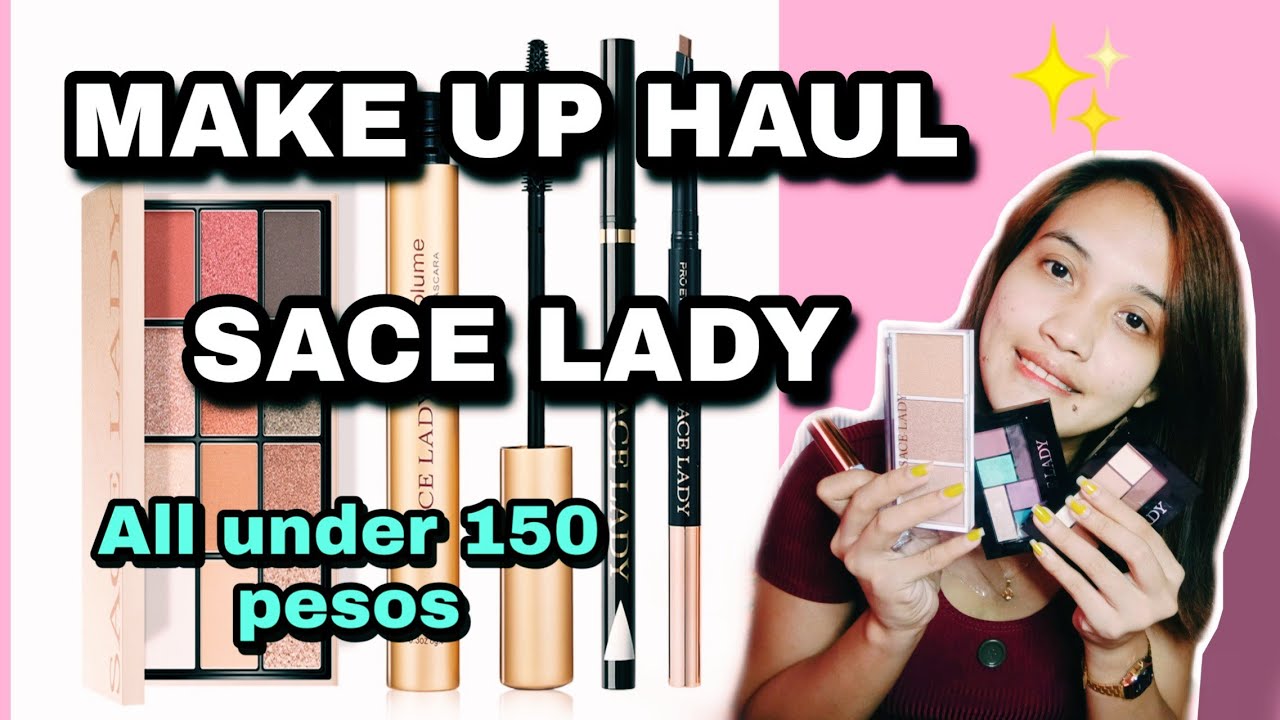 SACE LADY|MAKE UP HAUL|All under 150 pesos | Vangs Diary 💜