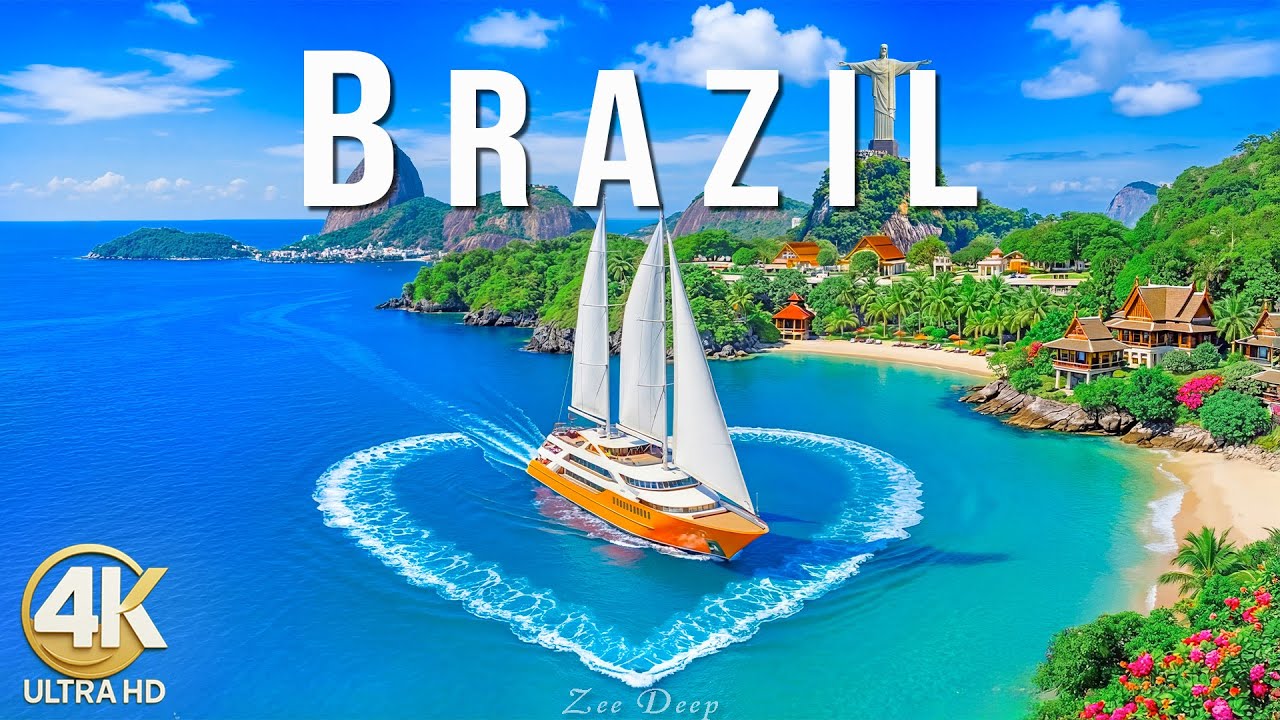 Brazil 4K - Explore Rio’s Cityscape & Luxury Resorts With Deep House Chill