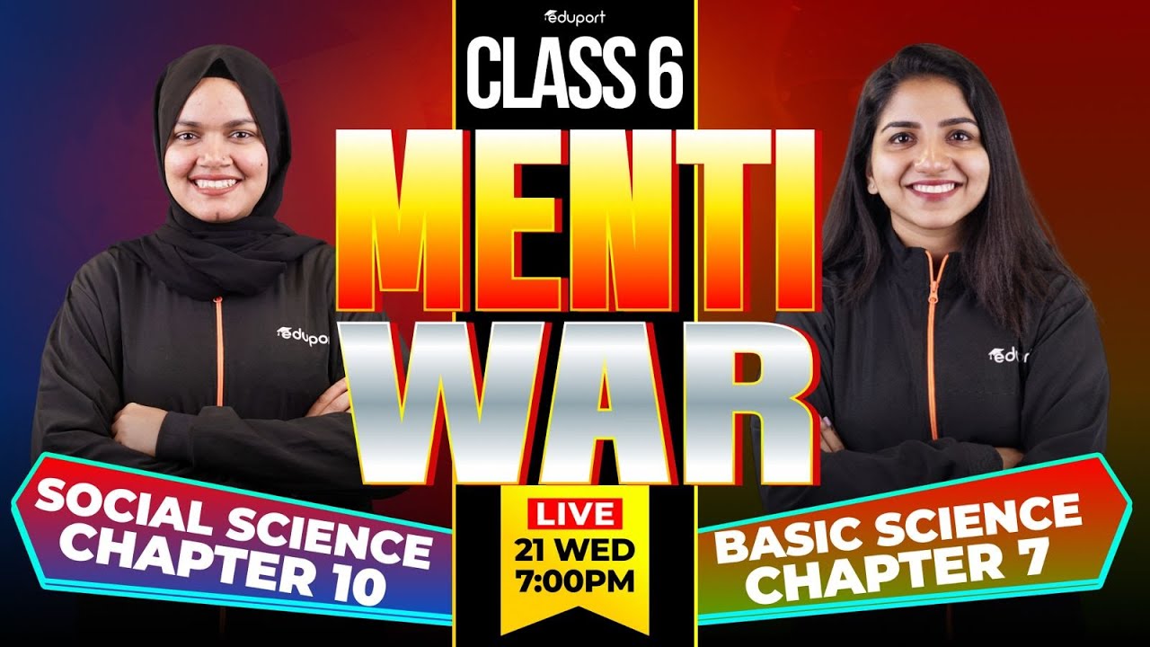 Class 6 | Menti War | Social science chapter 10 vs Basic science chapter 7 | Eduport