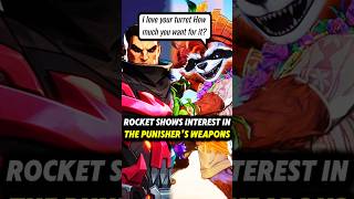 Rocket shows interest in The Punisher’s weapons