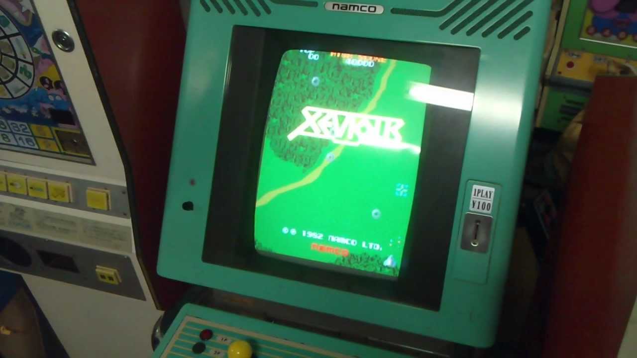 ゼビウス☆ナムコ純正筐体 コンソレット18 - YouTube