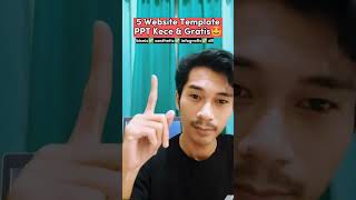 5 Website Template PPT Kece & 100% Gratis #shorts #website #templateppt #ppt