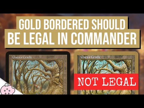 Video: Zijn kaarten met gouden randen legaal in Commander?