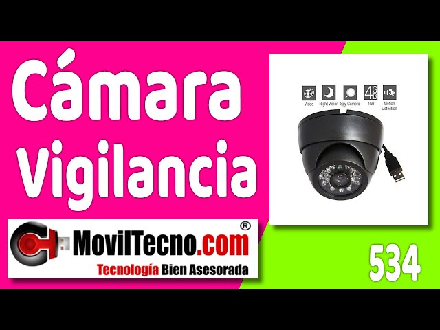 Cámara de Video Vigilancia con tarjeta micro Sd en MovilTecno.com 
