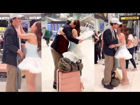 Lala cried as she sent Max off to the airport. When it was time to be apart, this hug was so warm...