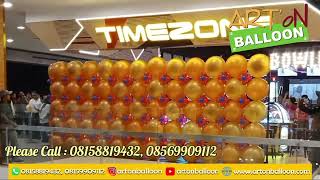 EXPLODING BALLOON WALL OPENING TIMEZONE RANCH MARKET PURI KEMBANGAN-ART ON BALLOON 08158819432