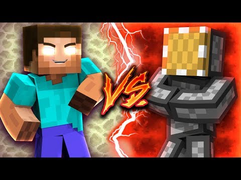 Herobrine VS Redstone Genius - Minecraft